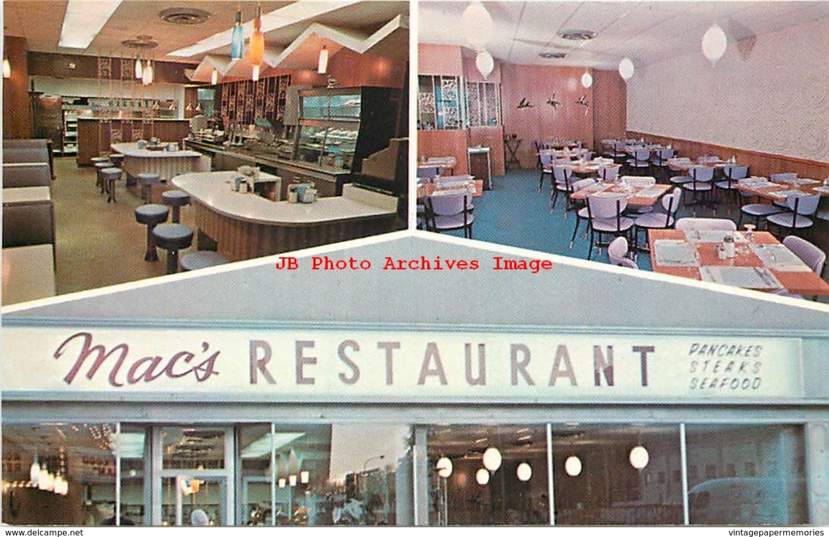278379-Minnesota, Rochester, Mac's Restaurant, Multi-View, Interior, Eugene Cutshall By Dexter Press No 91392-B - Rochester