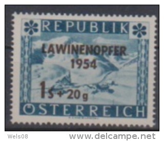 Österreich 1954:  "Lawinenopfer" Nr.1007 Postfrisch (siehe Foto/Scan) - Unused Stamps