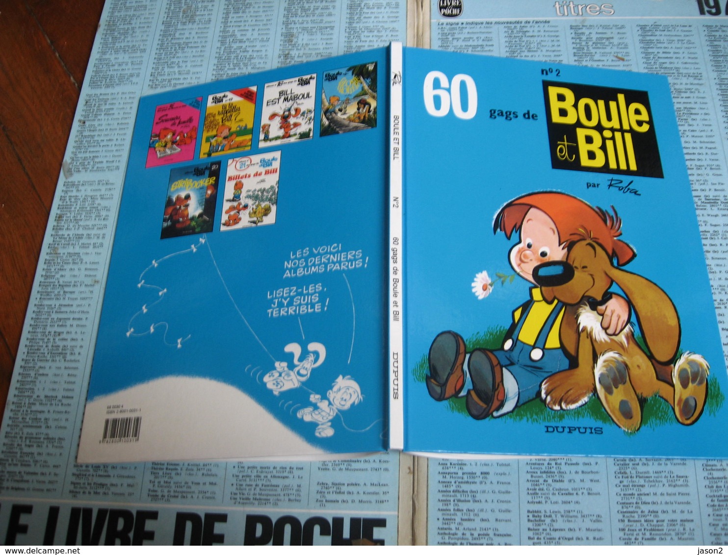 BD 60 GAGS DE BOULE ET BILL NO 2 1991 - Boule Et Bill