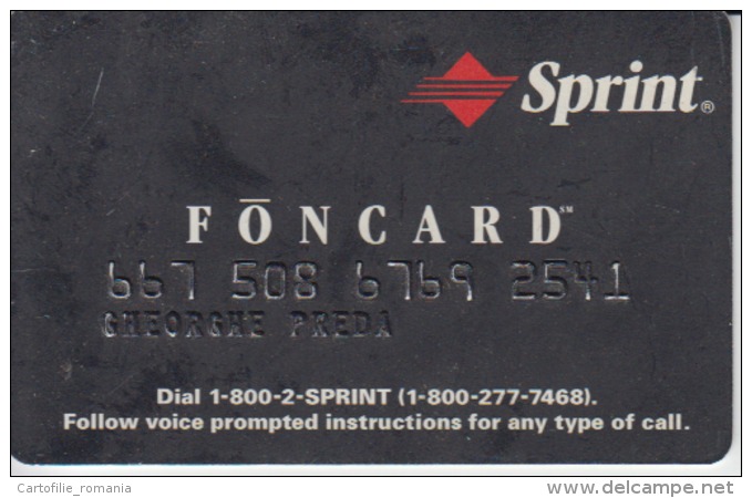 United States - Phonecard - Sprint - Autres & Non Classés