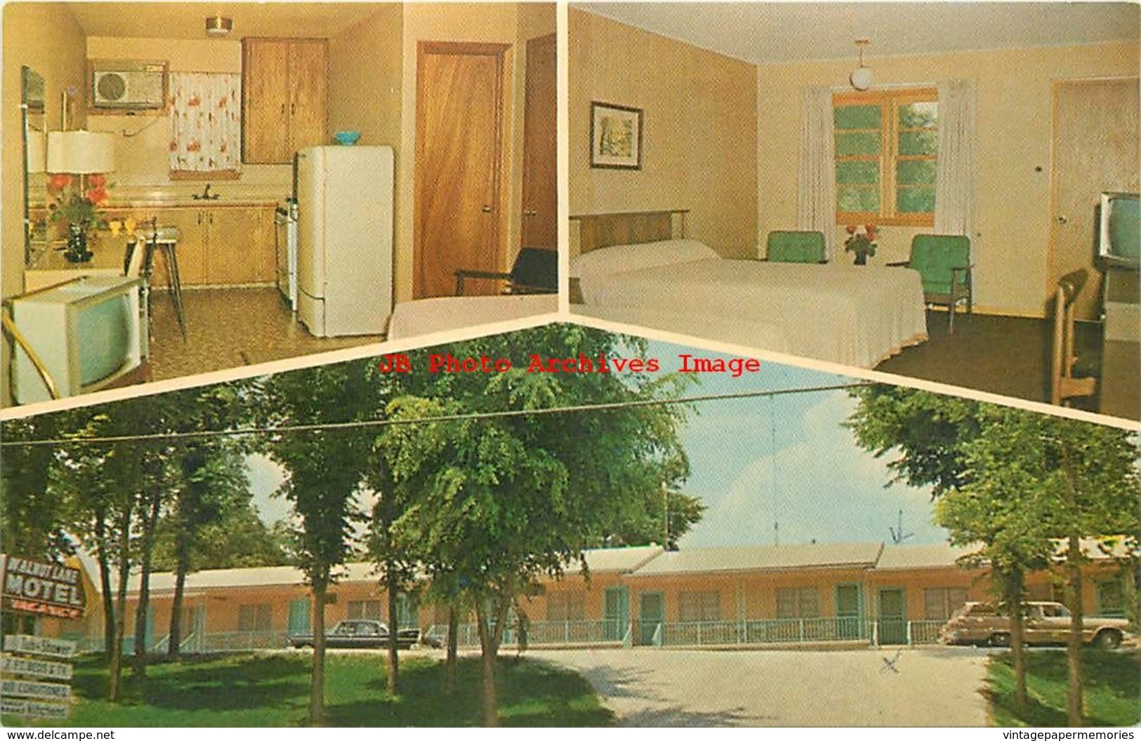278499-Missouri, Branson, Walnut Lane Motel, Multi-View, Jim Sanders By Dexter Press No 88715-B - Branson