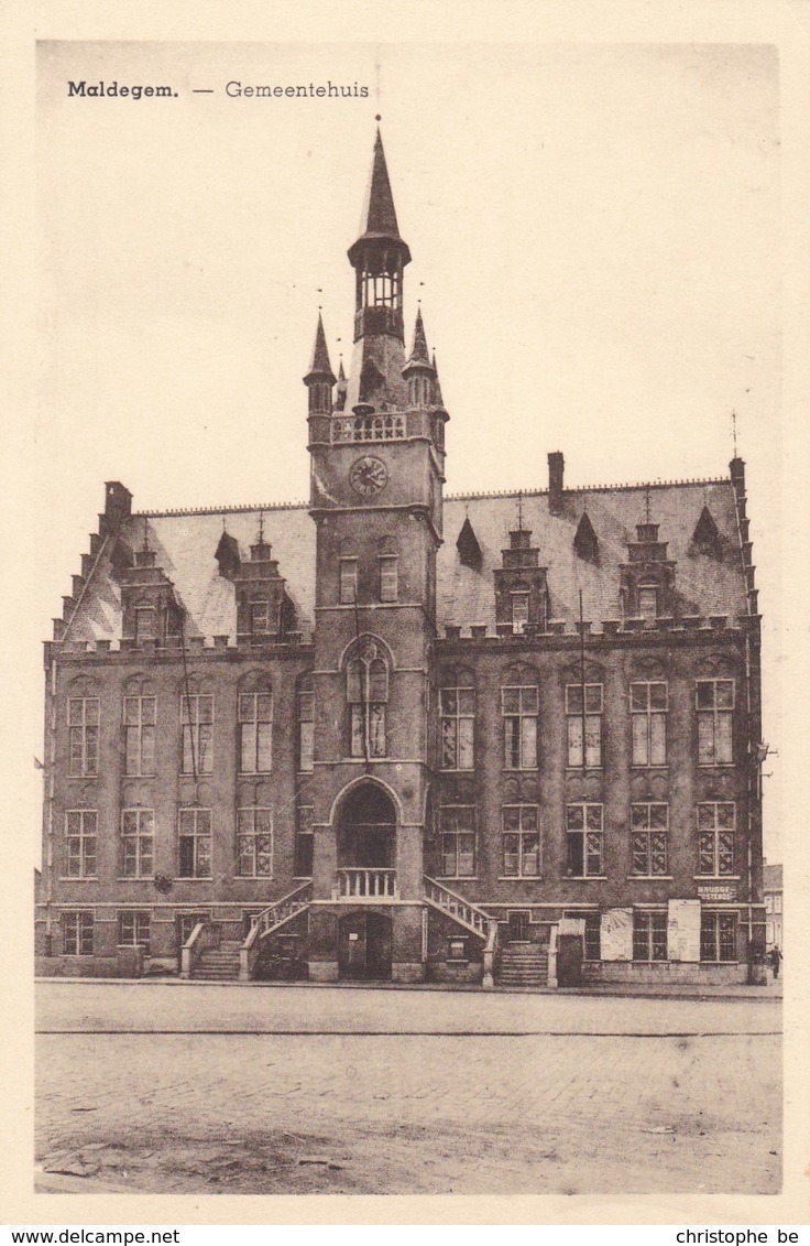 Maldeghem, Maldegem, Gemeentehuis (pk45124) - Maldegem