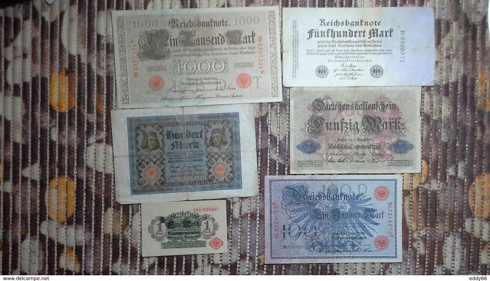 Lot Geldscheine Deutsches Reich - Colecciones