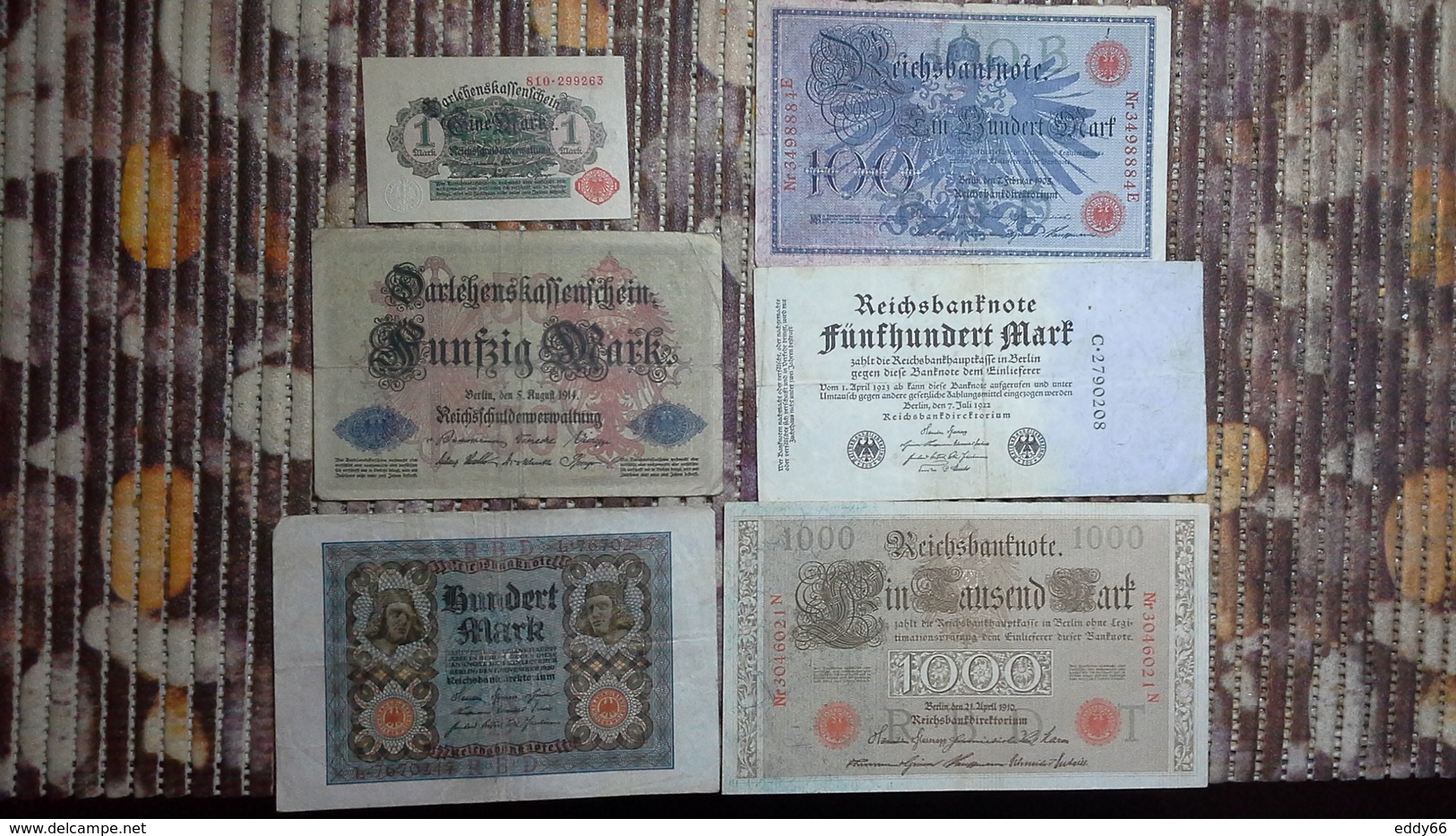 Lot Geldscheine Deutsches Reich - Verzamelingen