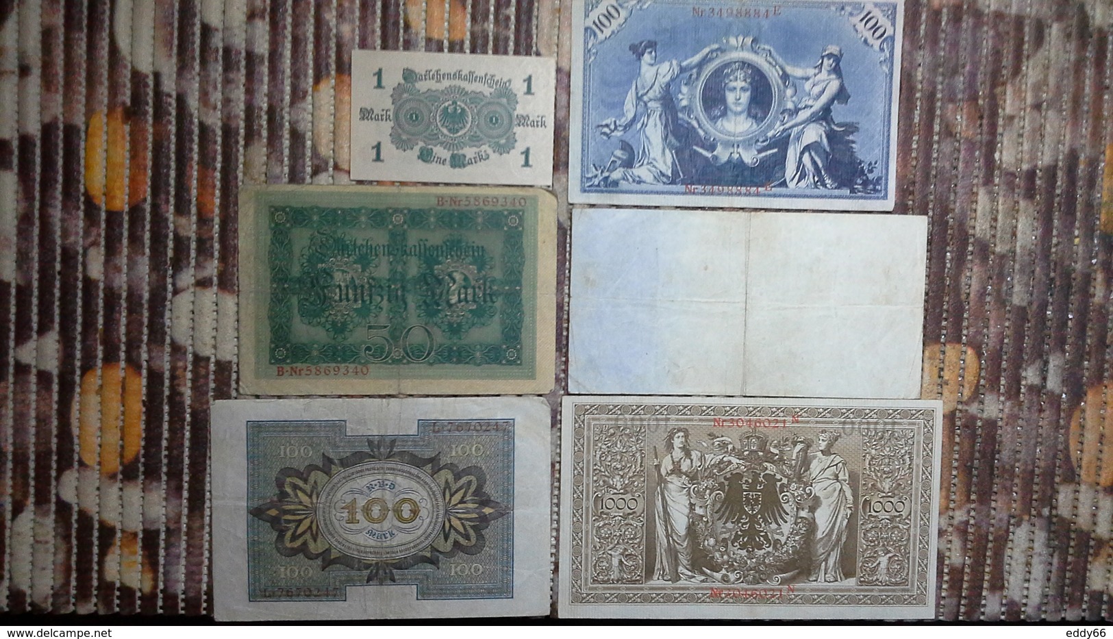 Lot Geldscheine Deutsches Reich - Colecciones