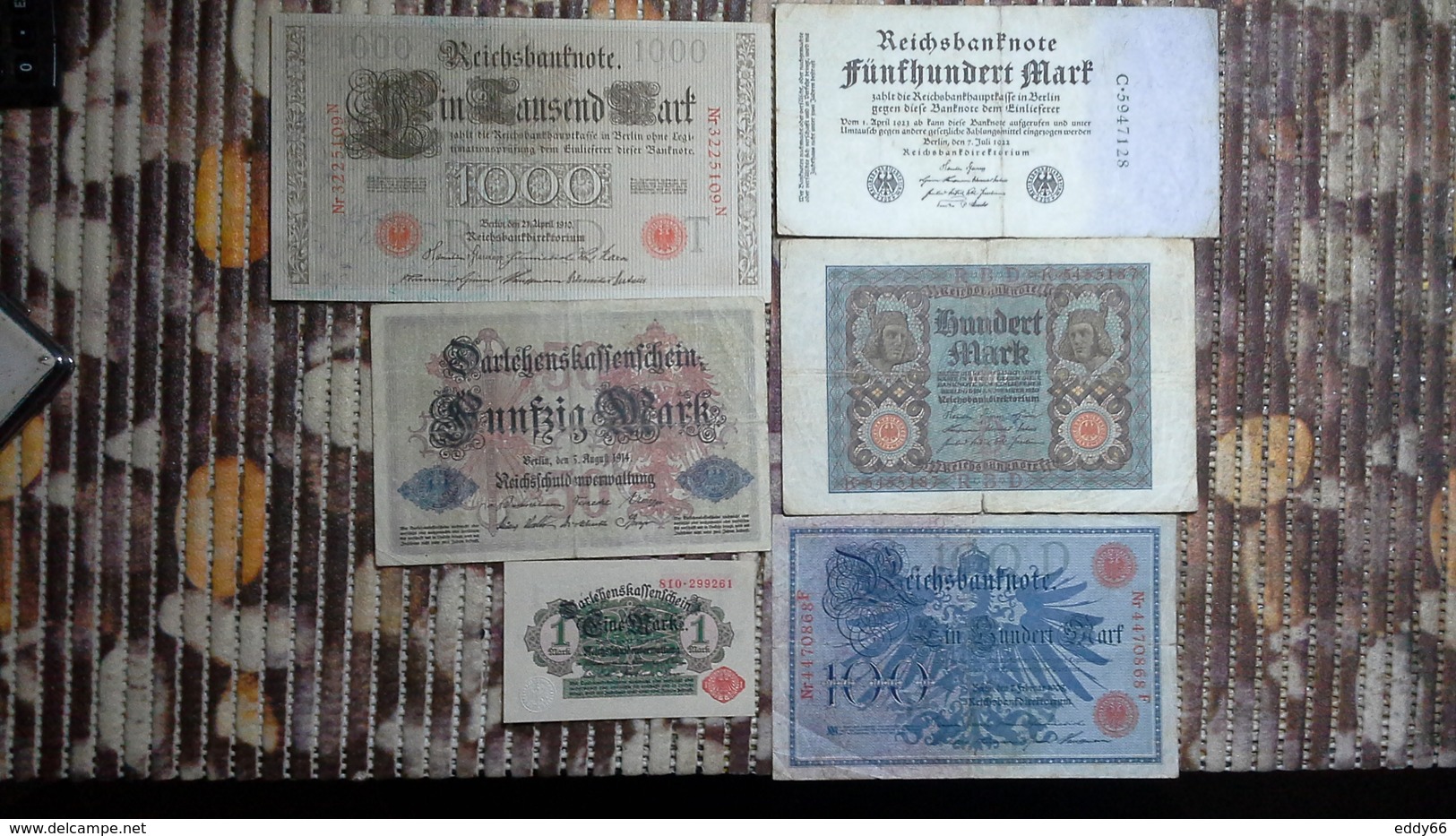 Lot Geldscheine Deutsches Reich - Colecciones