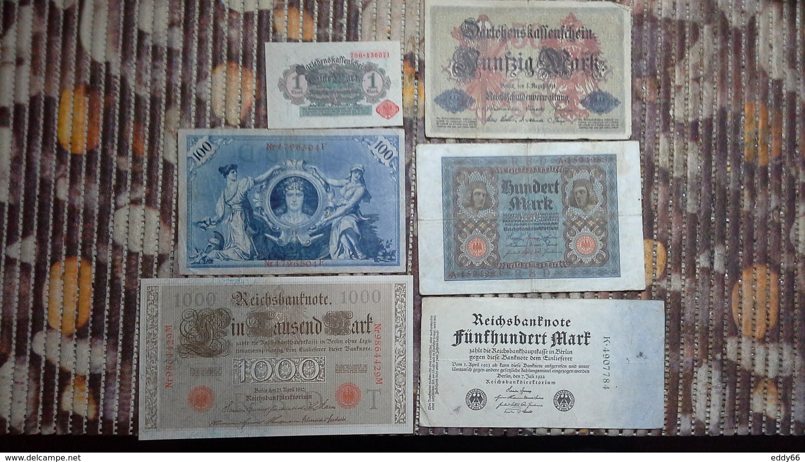 Lot Geldscheine Deutsches Reich - Colecciones