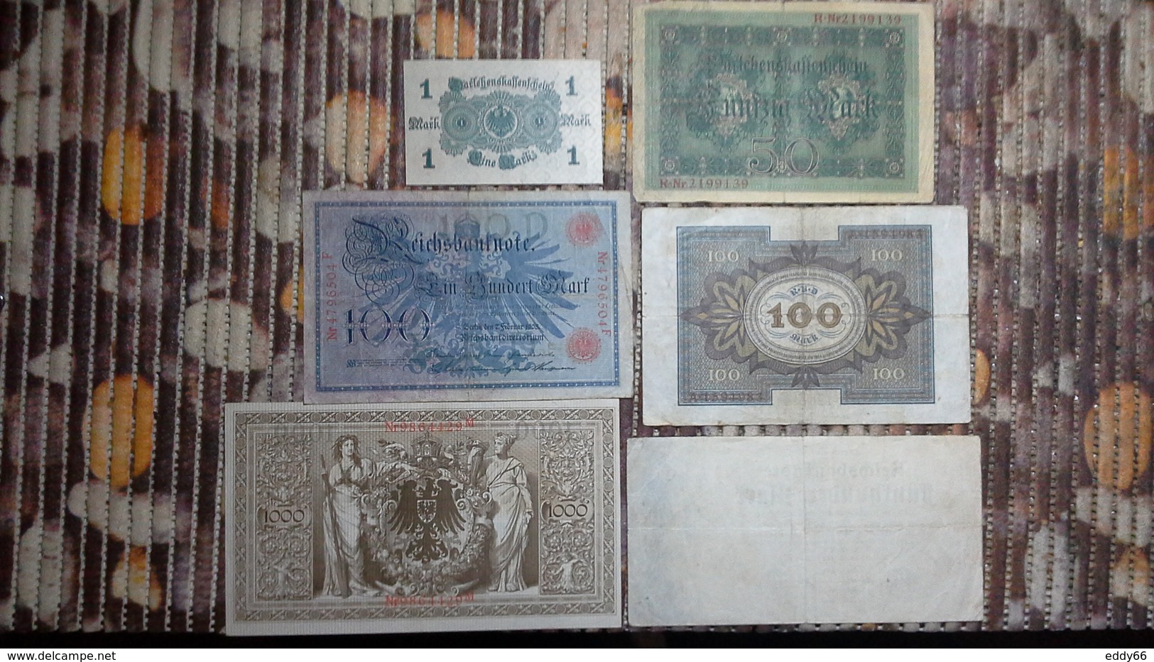 Lot Geldscheine Deutsches Reich - Colecciones