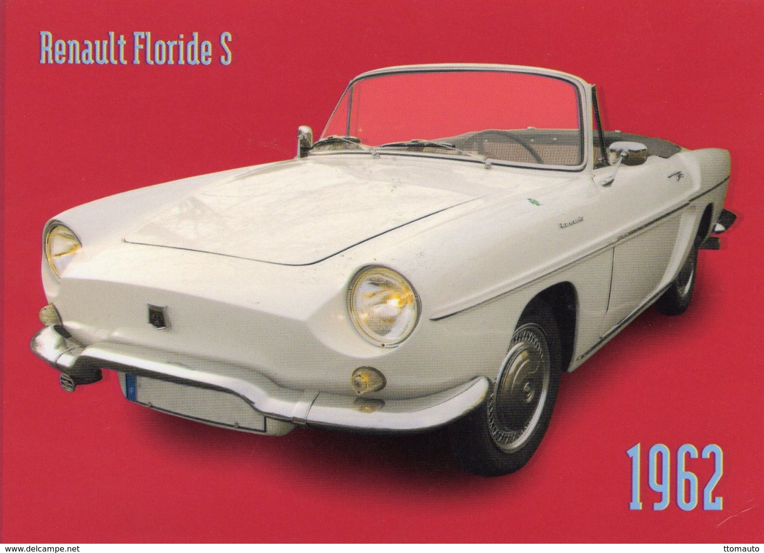 Renault Floride S  -  1962  -  CPM - Voitures De Tourisme