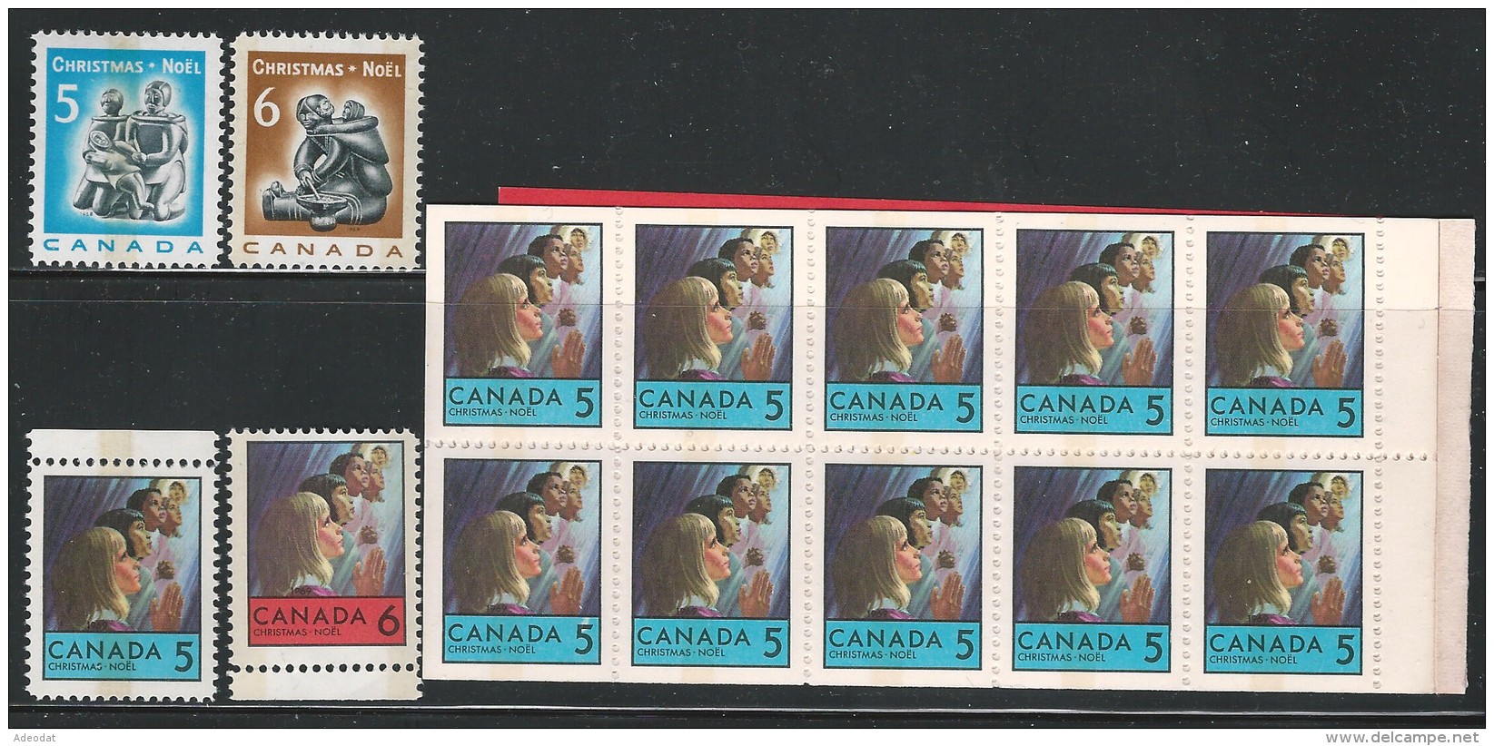 CANADA 1968 TAGGED  SCOTT/UNITRADE 488-489p, 502-503p, 502ai Pane Of 10 VAL US $ 5.30 - Unused Stamps