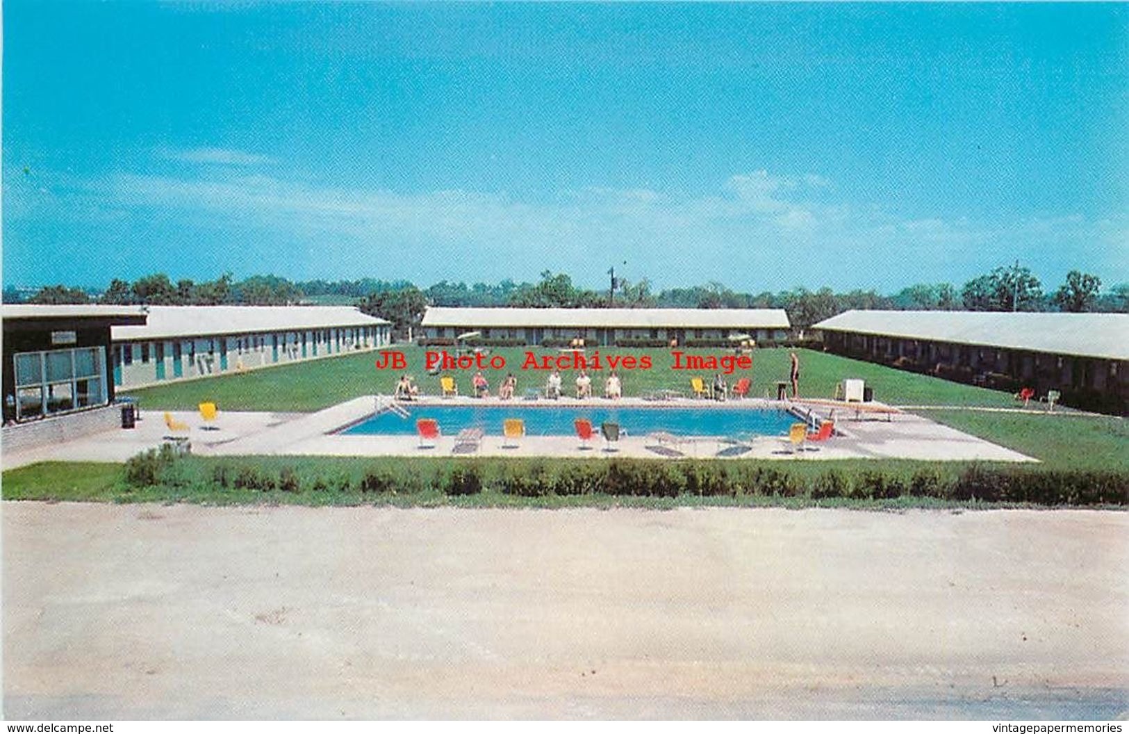 278639-Missouri, Kansas City, Green Crest Motel, Swimming Pool, RH Hayes By Dexter Press No 15180-B - Kansas City – Missouri