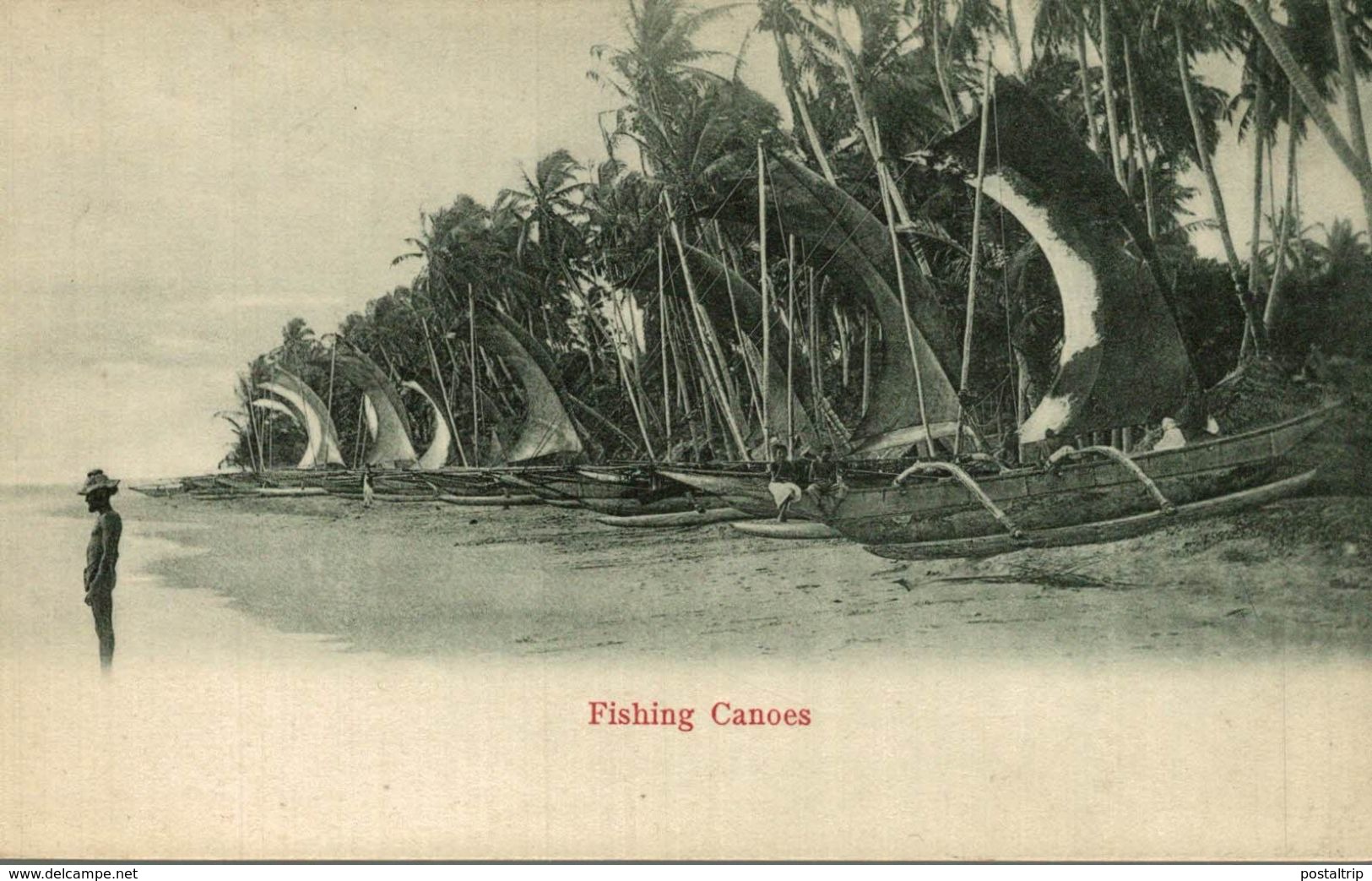 FISHING CANOES COLOMBO  SRI LANKA. CEYLON CEYLAN - Sri Lanka (Ceilán)