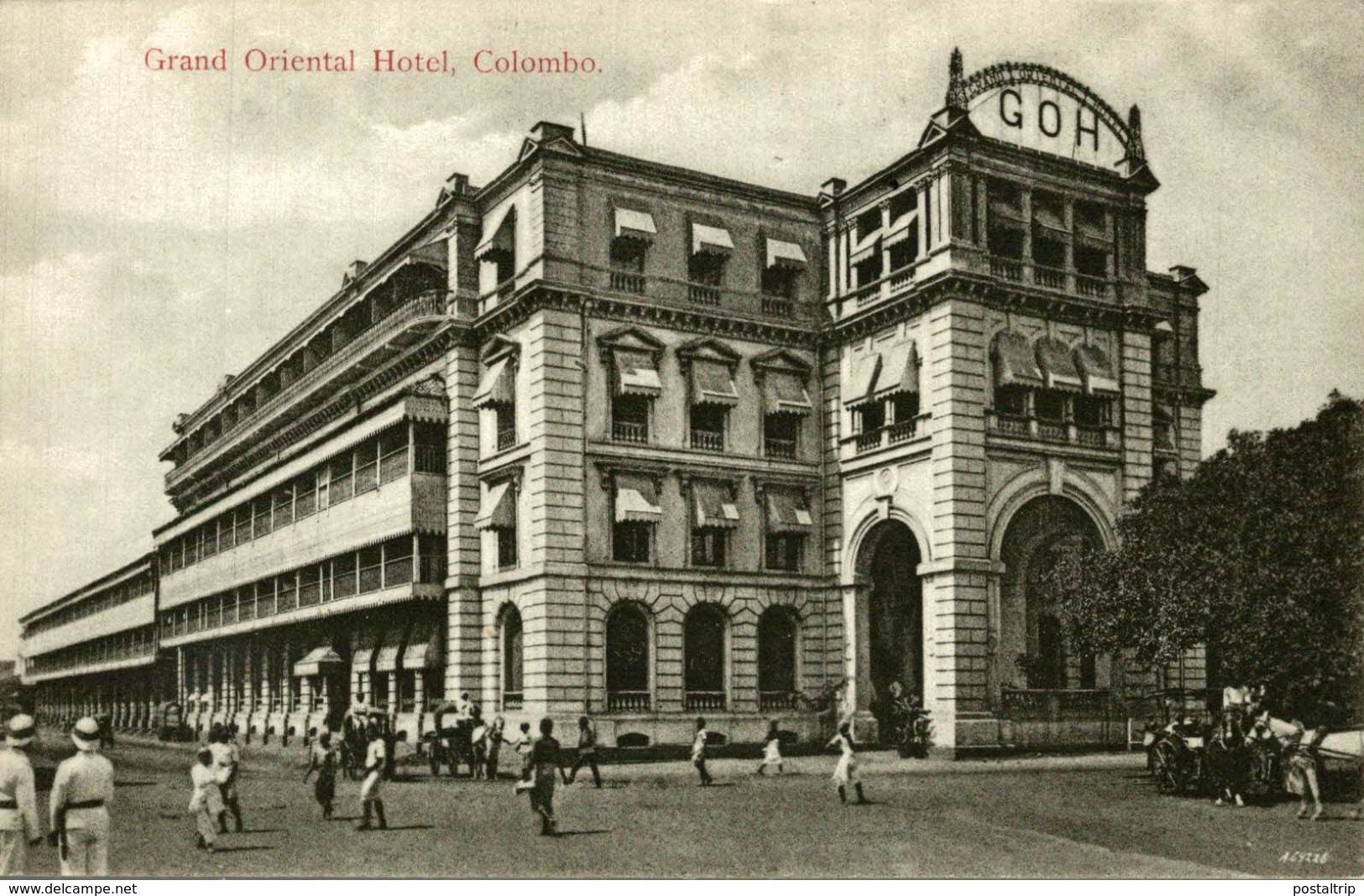 GRAND ORIENTAL HOTEL COLOMBO  SRI LANKA. CEYLON CEYLAN - Sri Lanka (Ceilán)