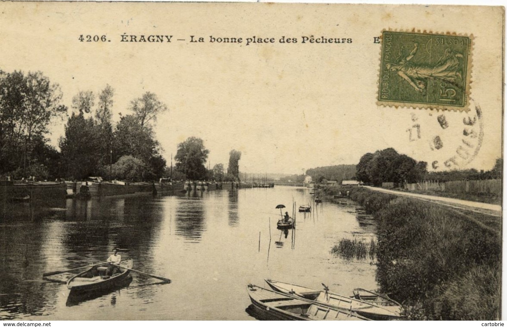 Dépt 95 - ÉRAGNY - La Bonne Place Des Pêcheurs - Eragny