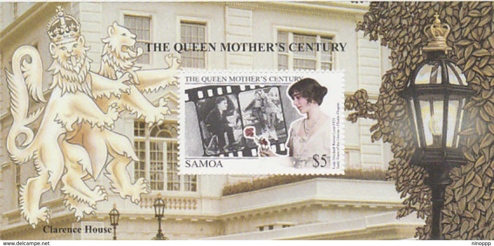 Samoa SG 1053 1999 Queen Mother Century MS - Samoa