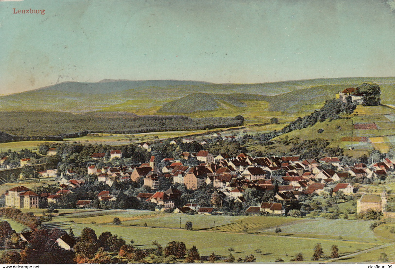 Ein Ganz Altes Kleines Dorf : Lenzburg Im 1903 / Im Grünes Laub. Ansicht Ganz Verschwunden - Lenzburg