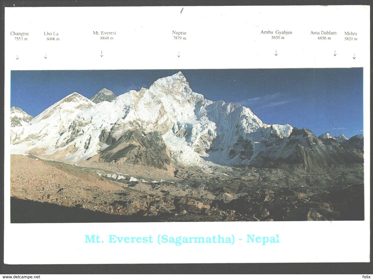 Nepal - Mt. Everest ( Sagarmatha) - Alpinism - Népal