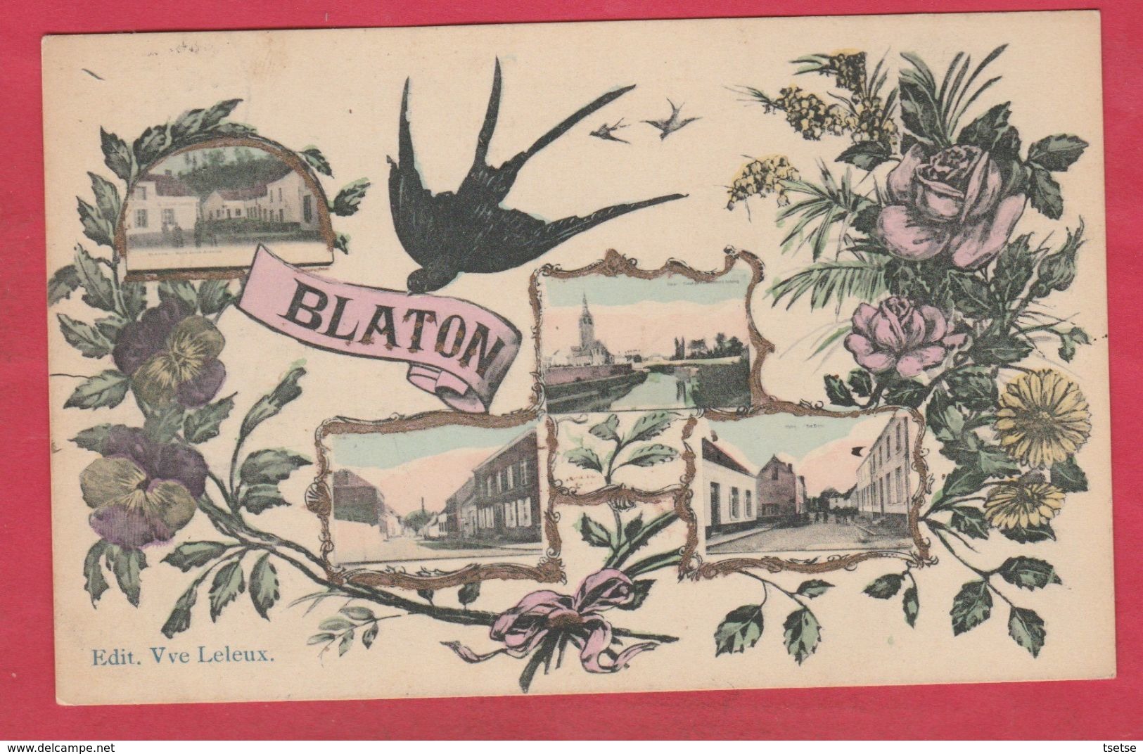 Blaton - Une Hirondelle ... Carte Mulivues - 1911 ( Voir Verso ) - Bernissart