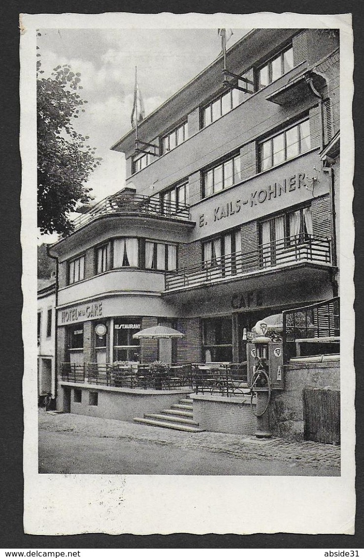 CLERVAUX - Hôtel De La Gare - E. Kails - Kohner - ( Pompe à Essence ) - Clervaux