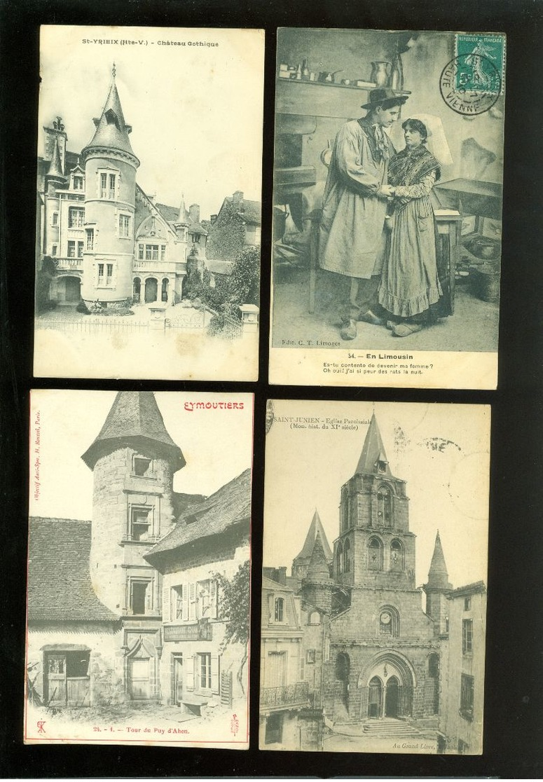 Beau lot de 37 cartes postales de France Haute Vienne ( 87 )       Lot van 37 postkaarten van Frankrijk ( 87)