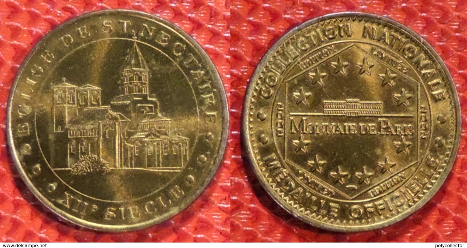 Jeton Touristique - Monnaie De Paris - Eglise De Saint Nectaire XIIème Siècle - 2002 - 2002