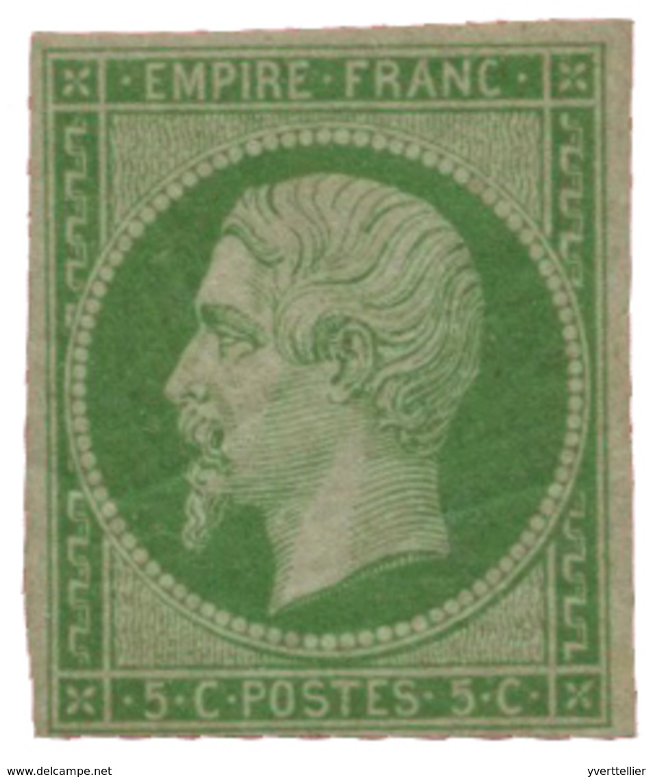 40 N°12** 5 C. Vert. Très Bel Exemplaire Sans Charnière - Other & Unclassified