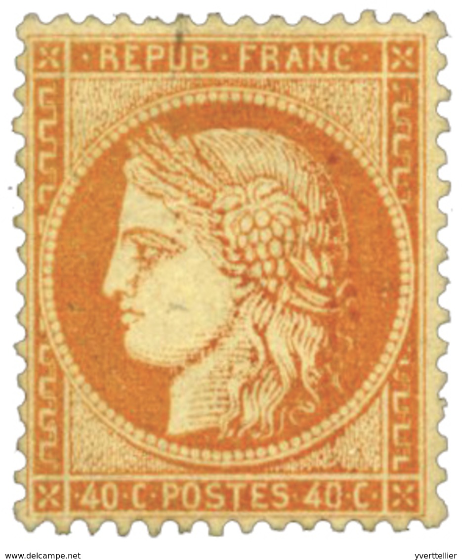 113 N°38* 40 C. Orange - Other & Unclassified