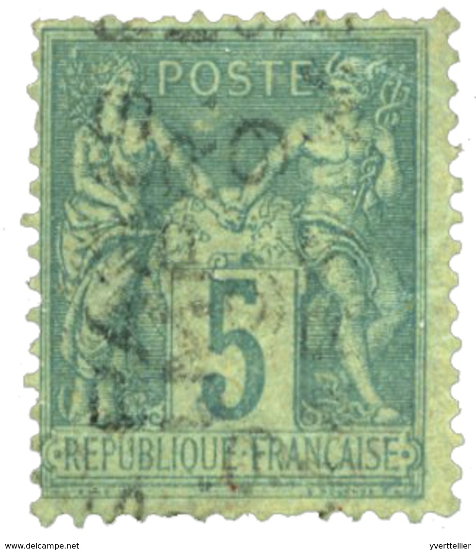 276 Préo N°3 Obl. TB 5 C. Vert. - Other & Unclassified