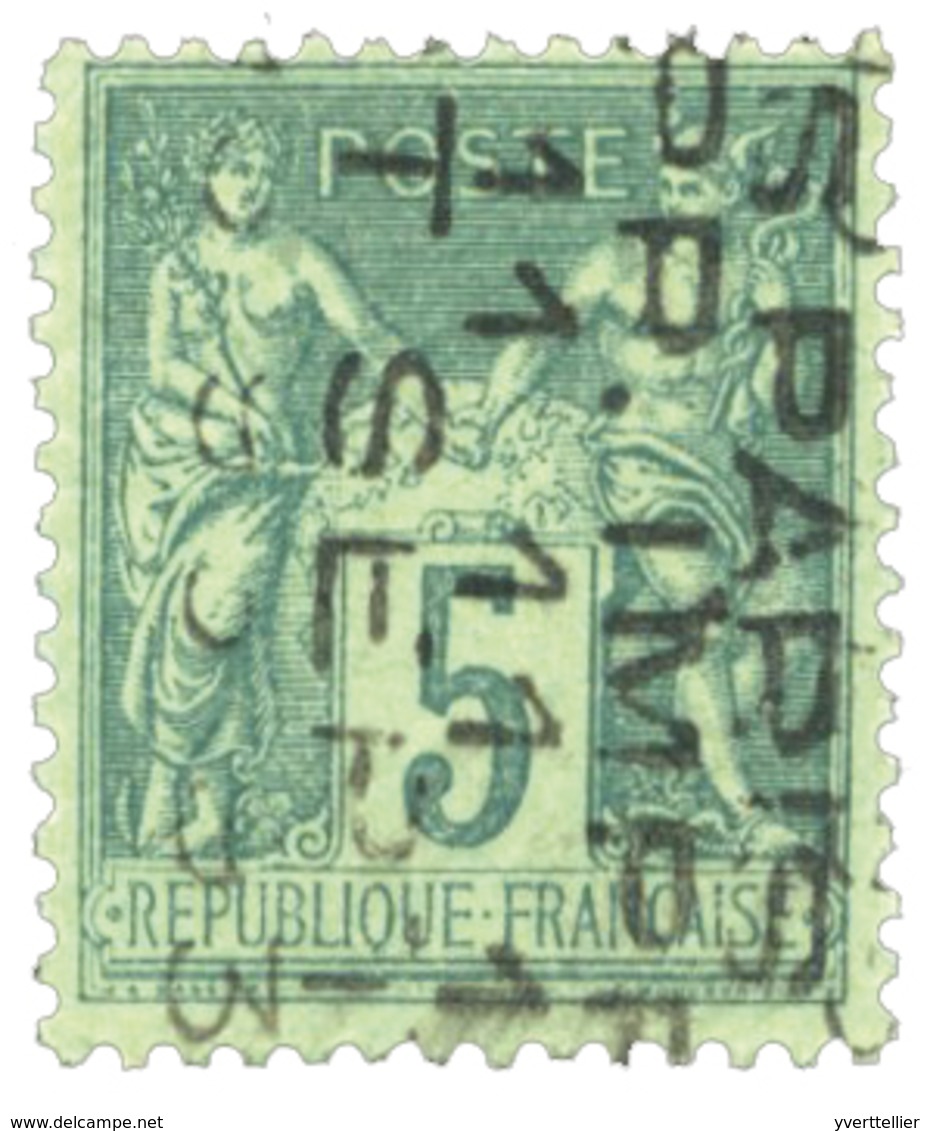 283 Préo N°15(*) TB 5 C. Vert. Très Bel Exemplaire. Rare - Autres & Non Classés