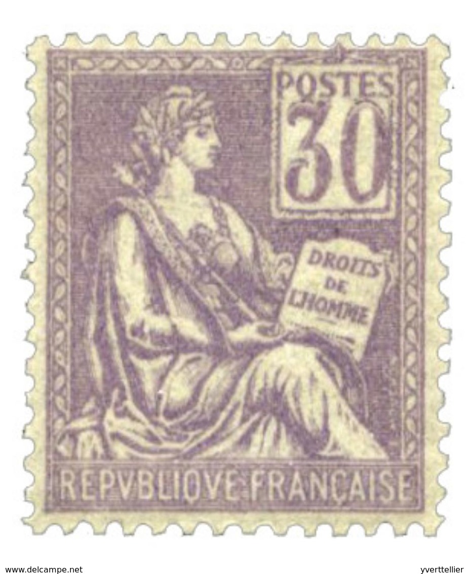 307 N°115** 30 C. Violet. Très Bon Centrage - Other & Unclassified