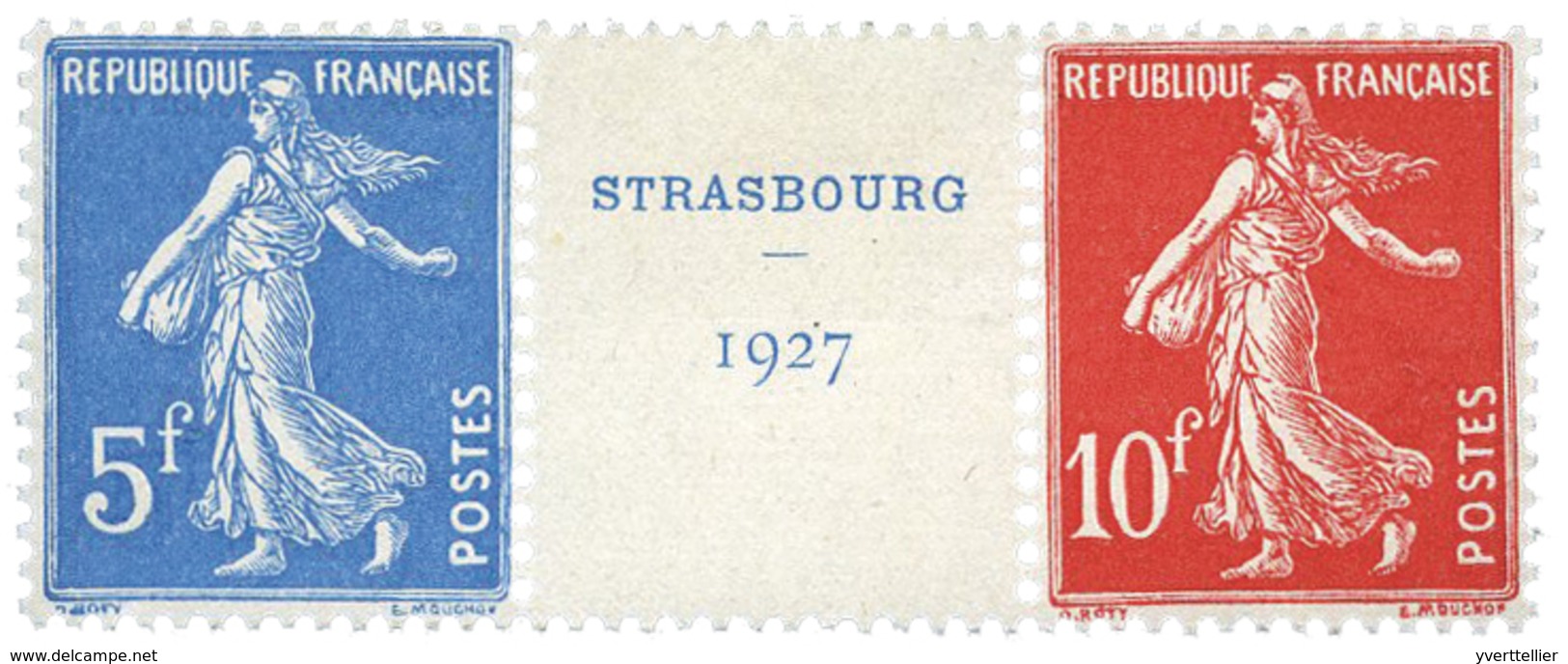 355 N°242A* Exposition Philatélique De Strasbourg. Charnière Sur L'interpanneau - Other & Unclassified