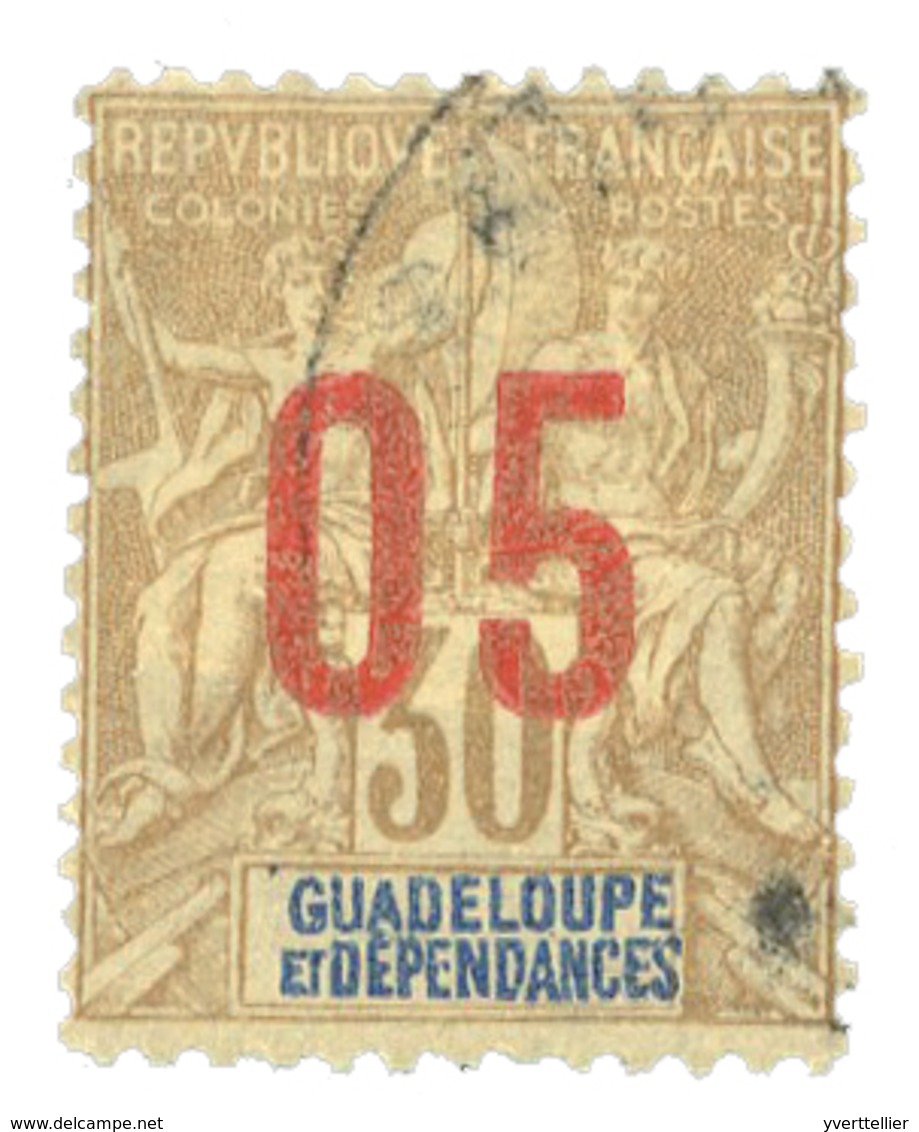 844 Guadeloupe N°73A Obl. - Other & Unclassified