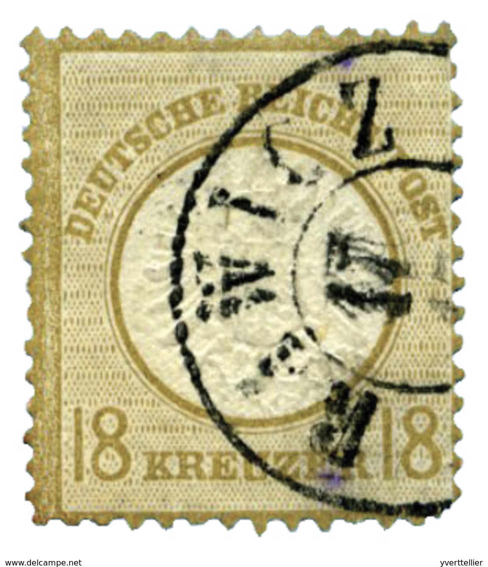 1012 Allemagne Empire N°25 Obl.  Une Dent Courte, 2ème Choix - Other & Unclassified