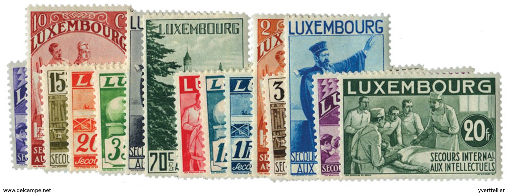 1029 Luxembourg N°259/273* - Other & Unclassified