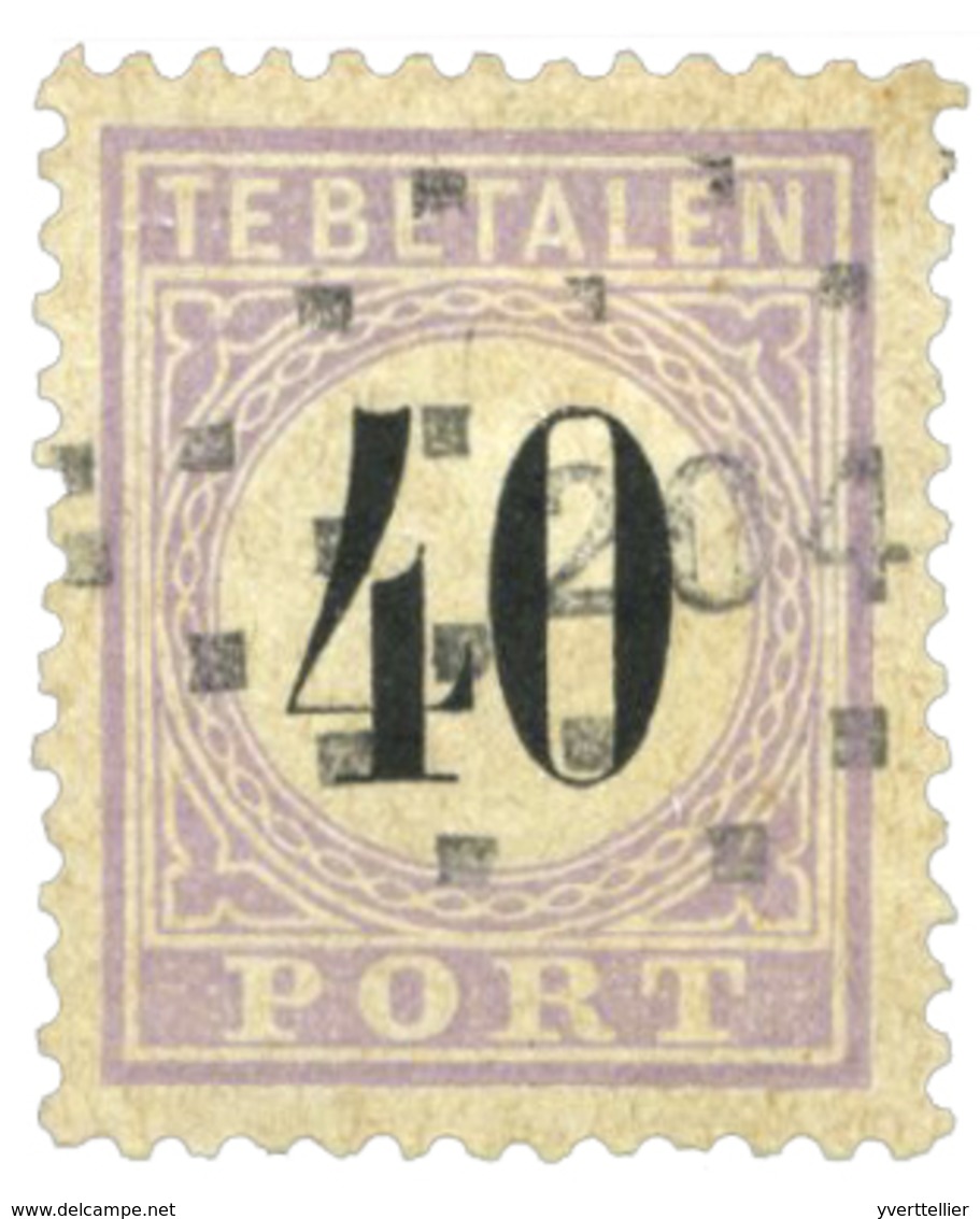 1069 Surinam Taxe N°7B Obl. TB Signé Scheller - Surinam