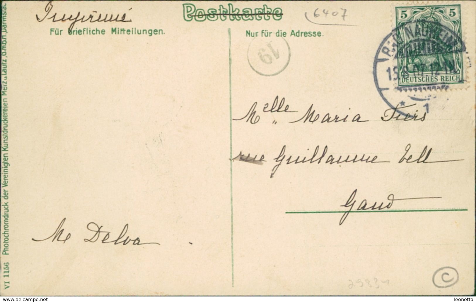 AK Schlitz, Brautzug Aus Bernshausen, Tracht, O 1907 (29834) - Sonstige & Ohne Zuordnung