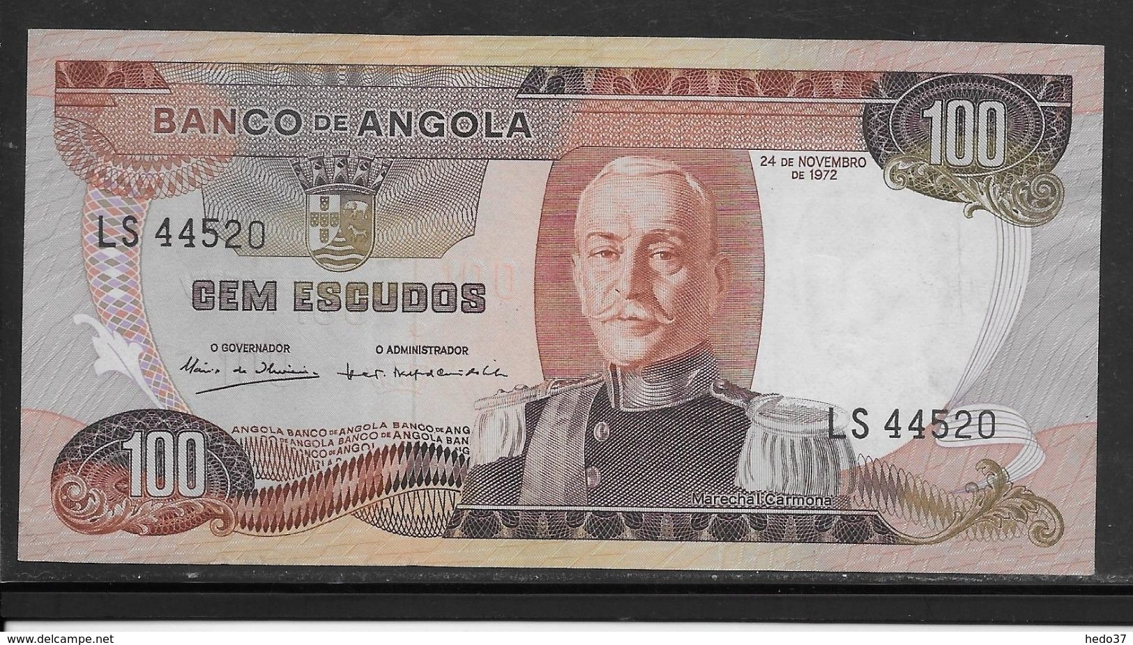 Angola -  100 Escudos - Pick N°101 - SPL - Angola