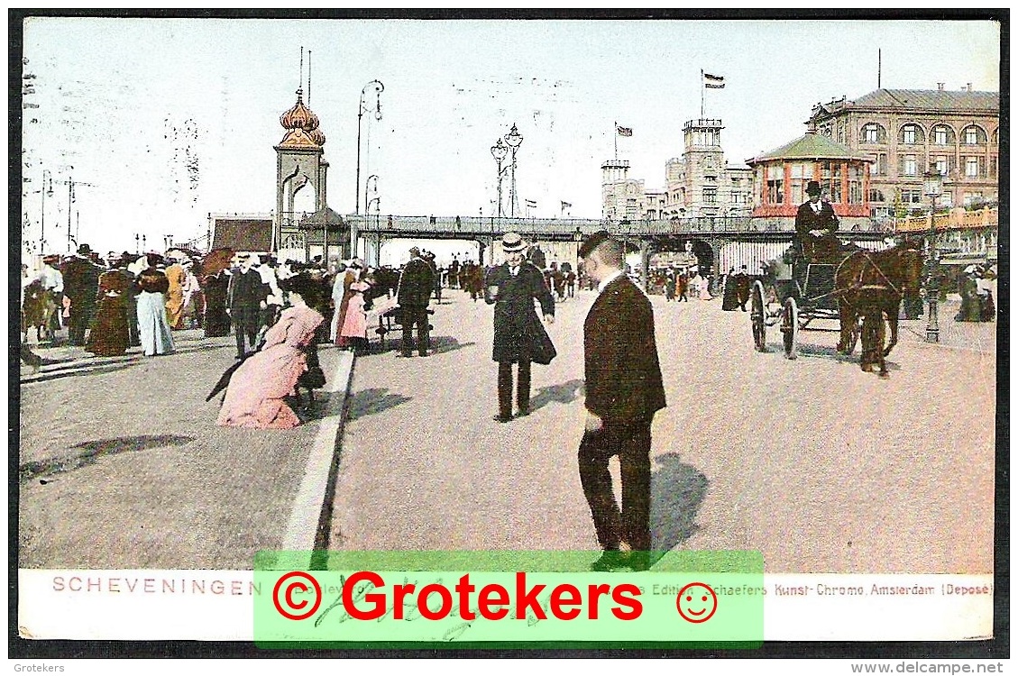 SCHEVENINGEN Boulevard 1906 Met Proefstempel Columbia Electrische Machine - Scheveningen