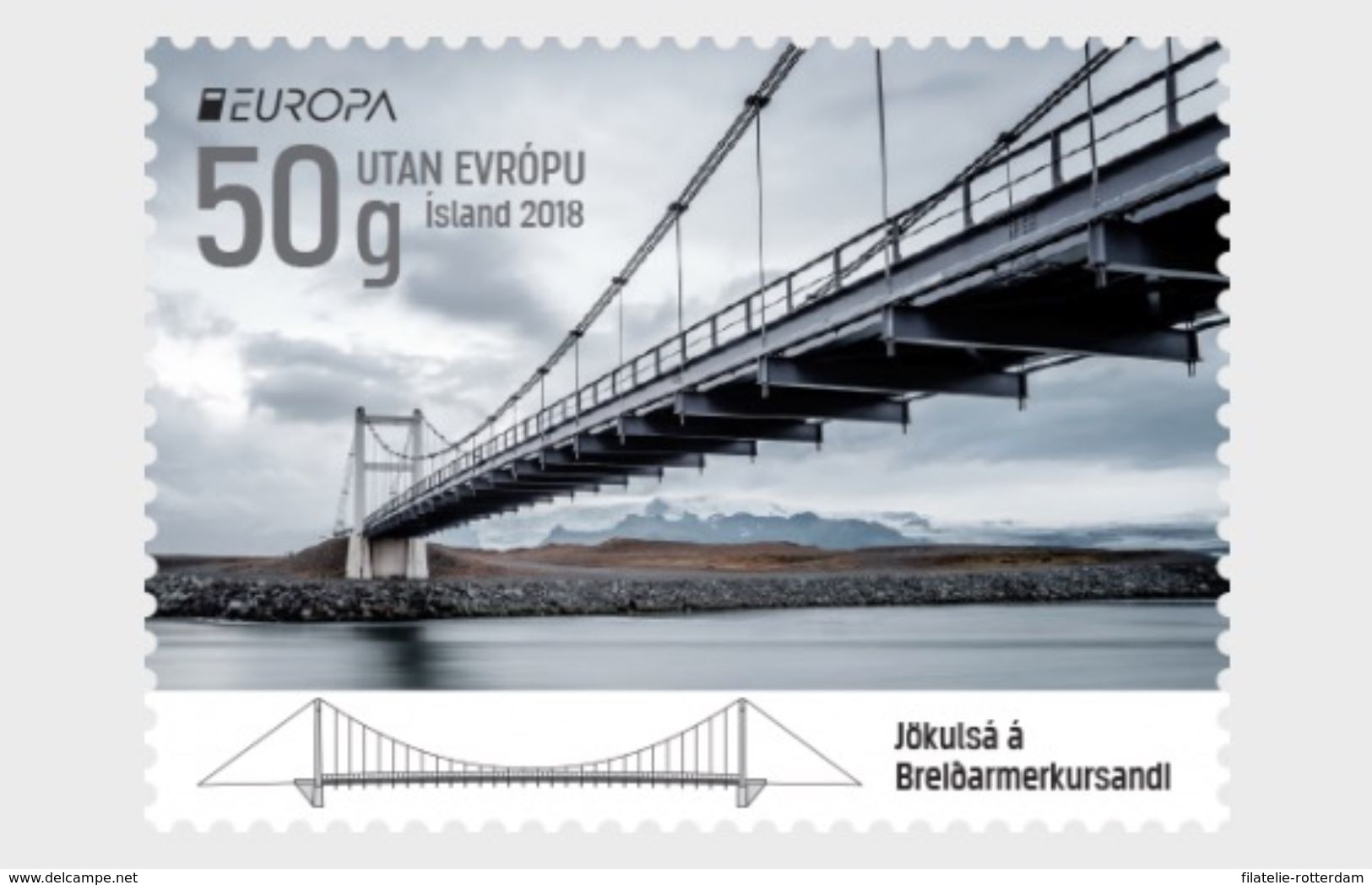 IJsland / Iceland - Postfris / MNH - Complete Set Europa, Bruggen 2018 - Neufs