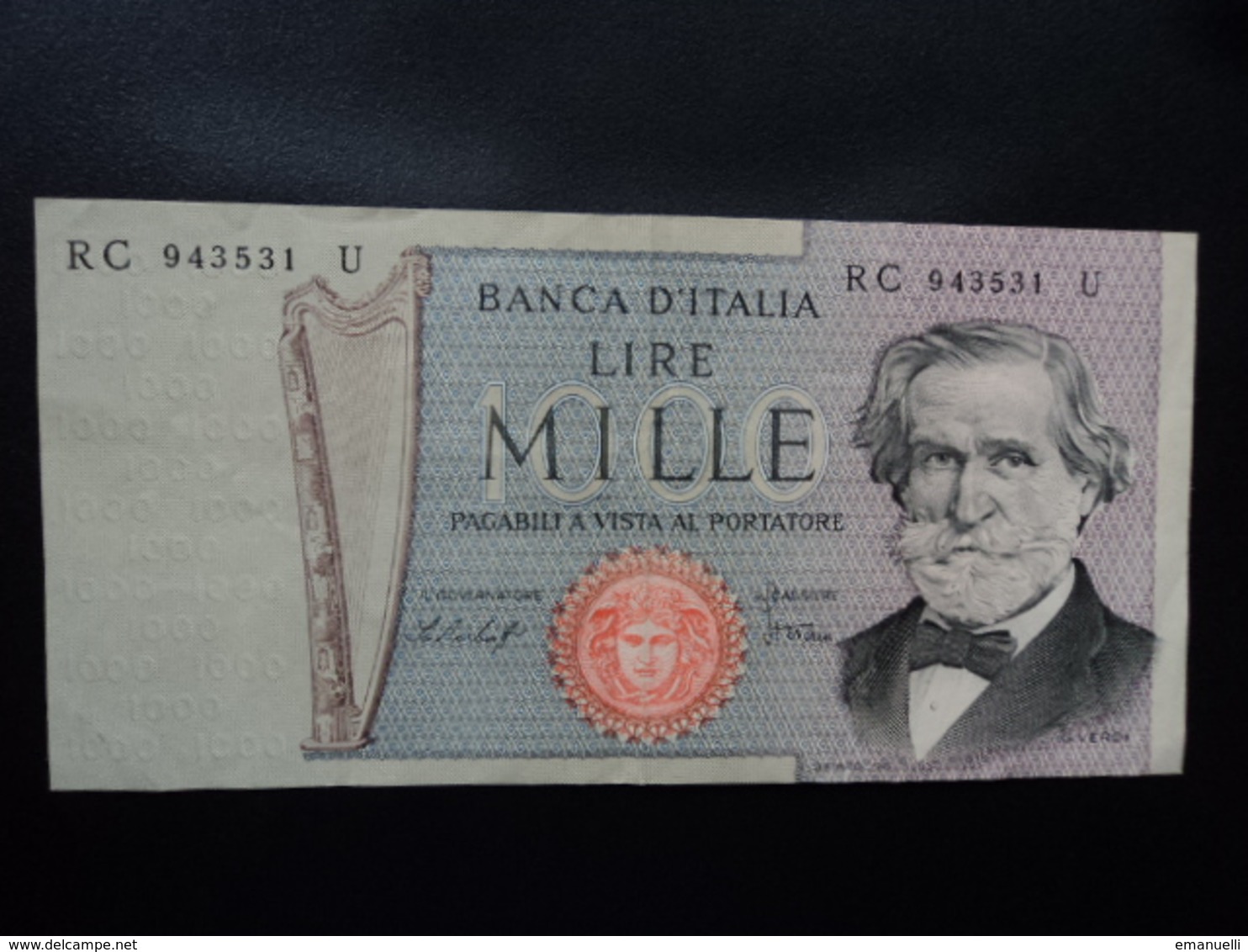 ITALIE : 1000 LIRE  10.01.1977  P 101e / CI 64 BS 483 *    Presque SUP - 1000 Lire