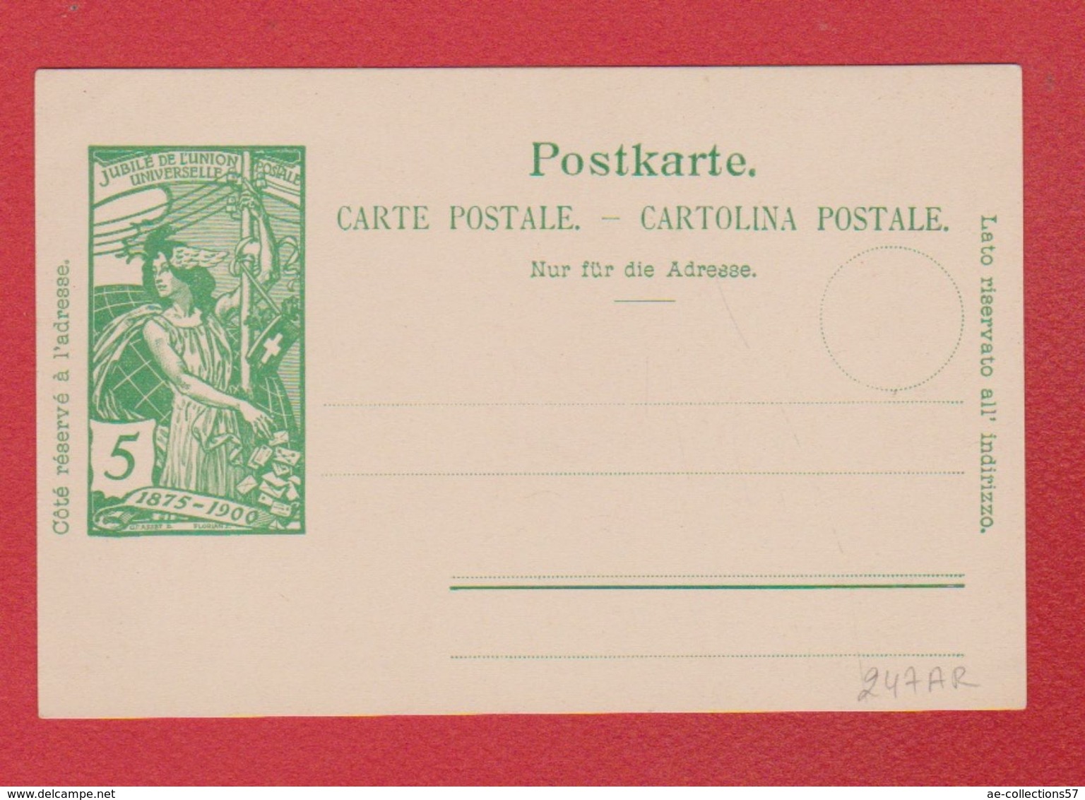 Suisse  -  Entier Postal  - - Entiers Postaux