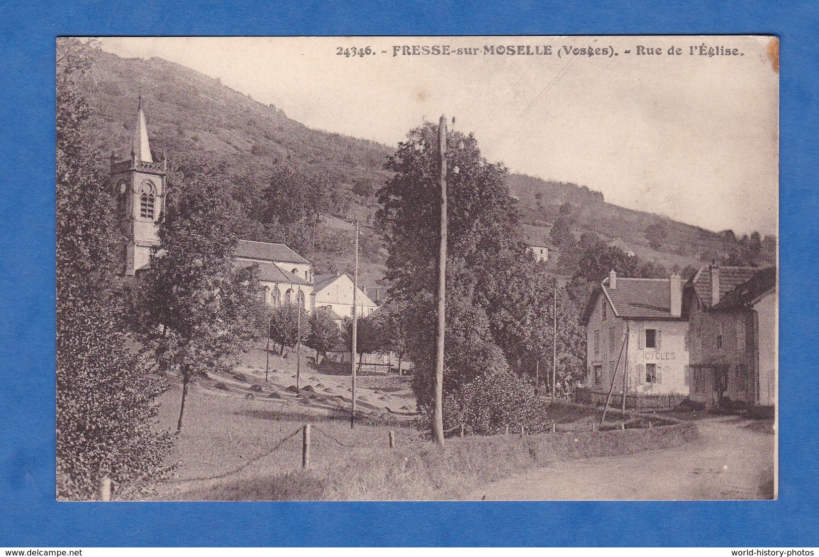 CPA - FRESSE Sur MOSELLE ( Vosges ) - Rue De L'Eglise - RARE - 1931 - Fresse Sur Moselle