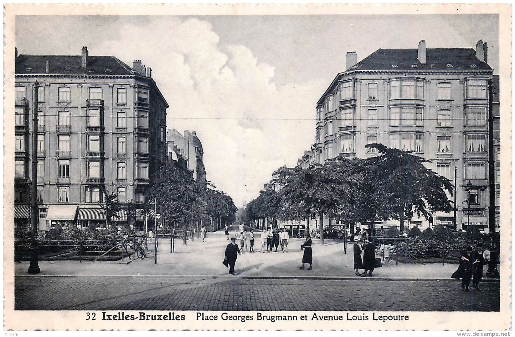 Ixelles - Bruxelles - Place Georges Brugmann Et Avenue Louis Lepoutre - Elsene - Ixelles