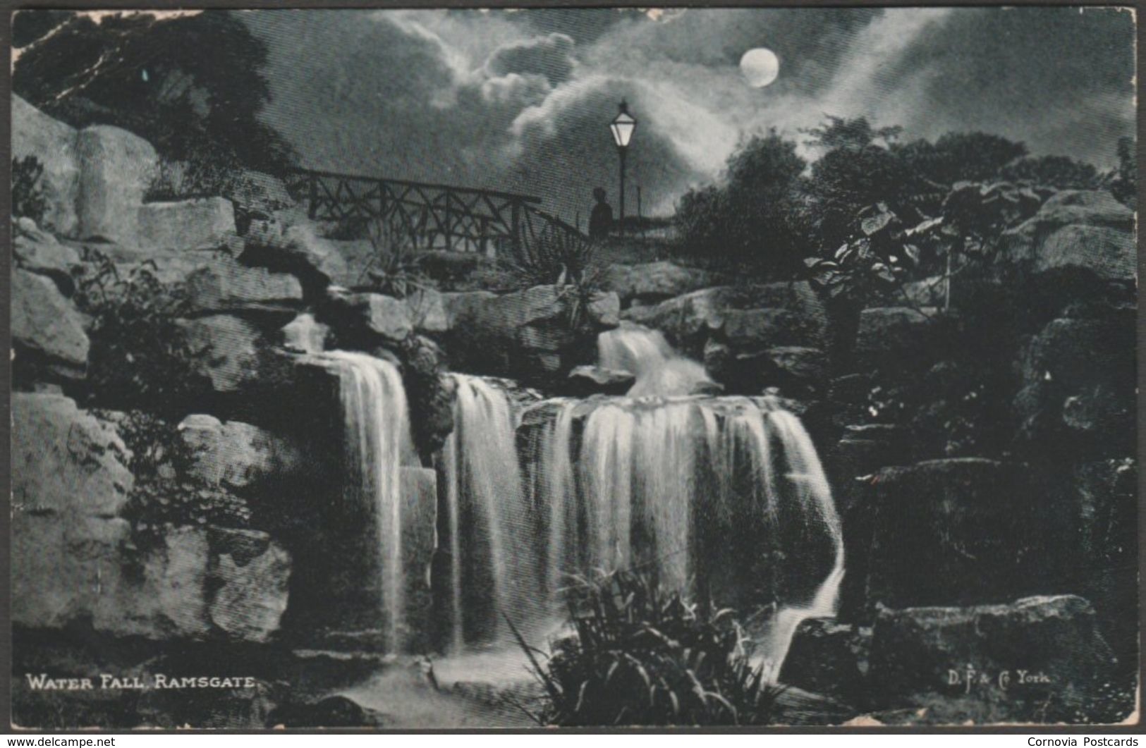 Water Fall, Ramsgate, Kent, 1903 - Delittle, Fenwick & Co Postcard - Ramsgate