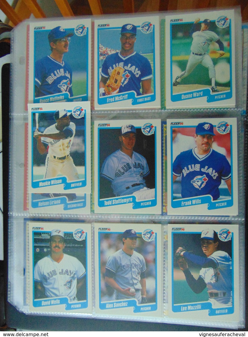 Cartes  Baseball Fleer 90 Cartes Variées (20) - Kataloge
