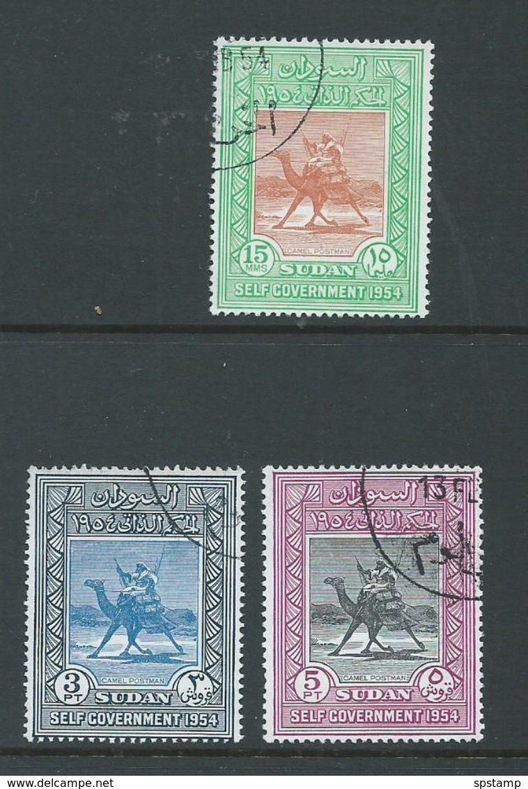 Sudan 1954 Camel Postman Self Government Set FU - Sudan (1954-...)