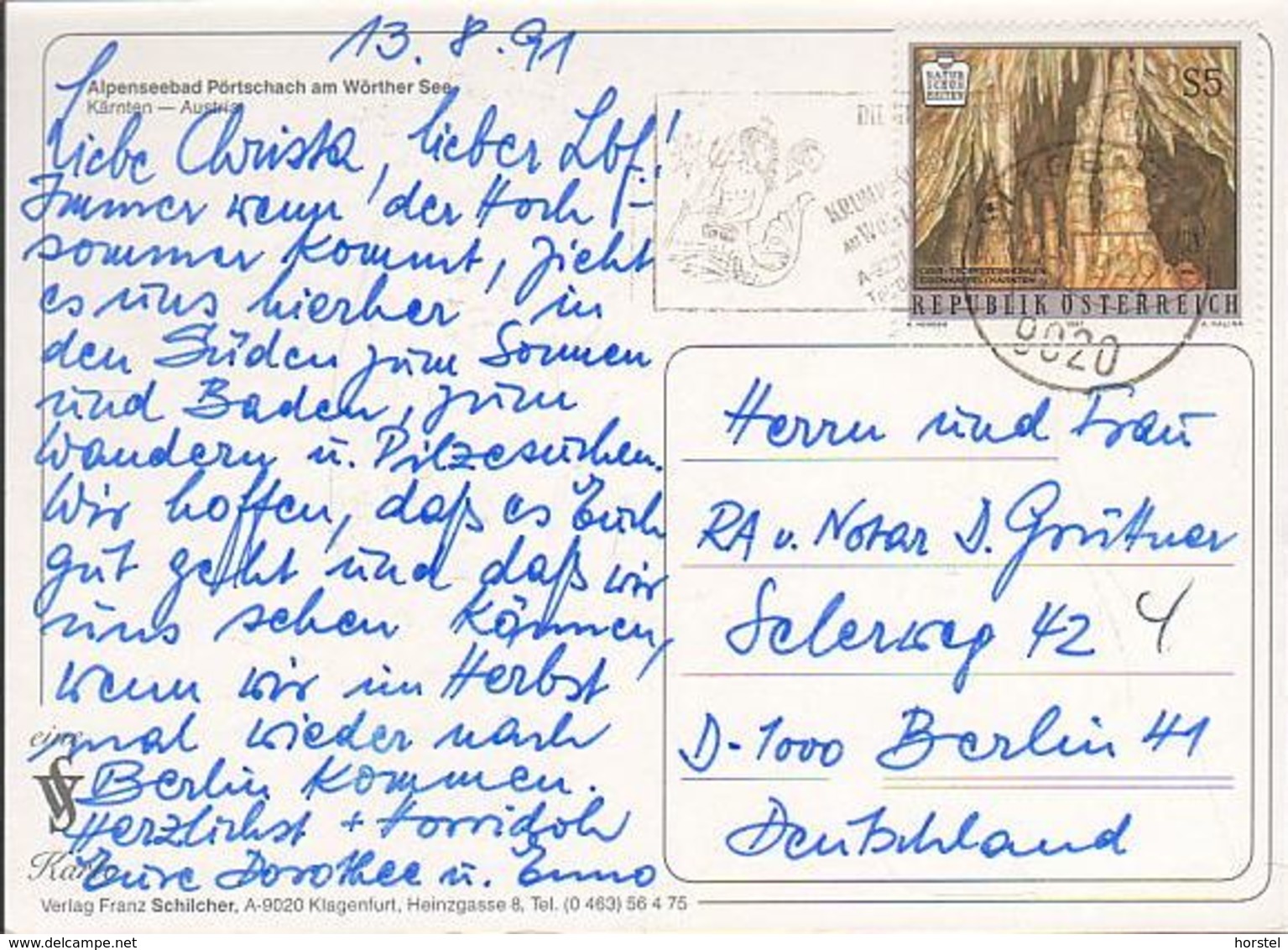 Austria - 9210 Pörtschach Am Wörther See - Nice Stamp - Pörtschach