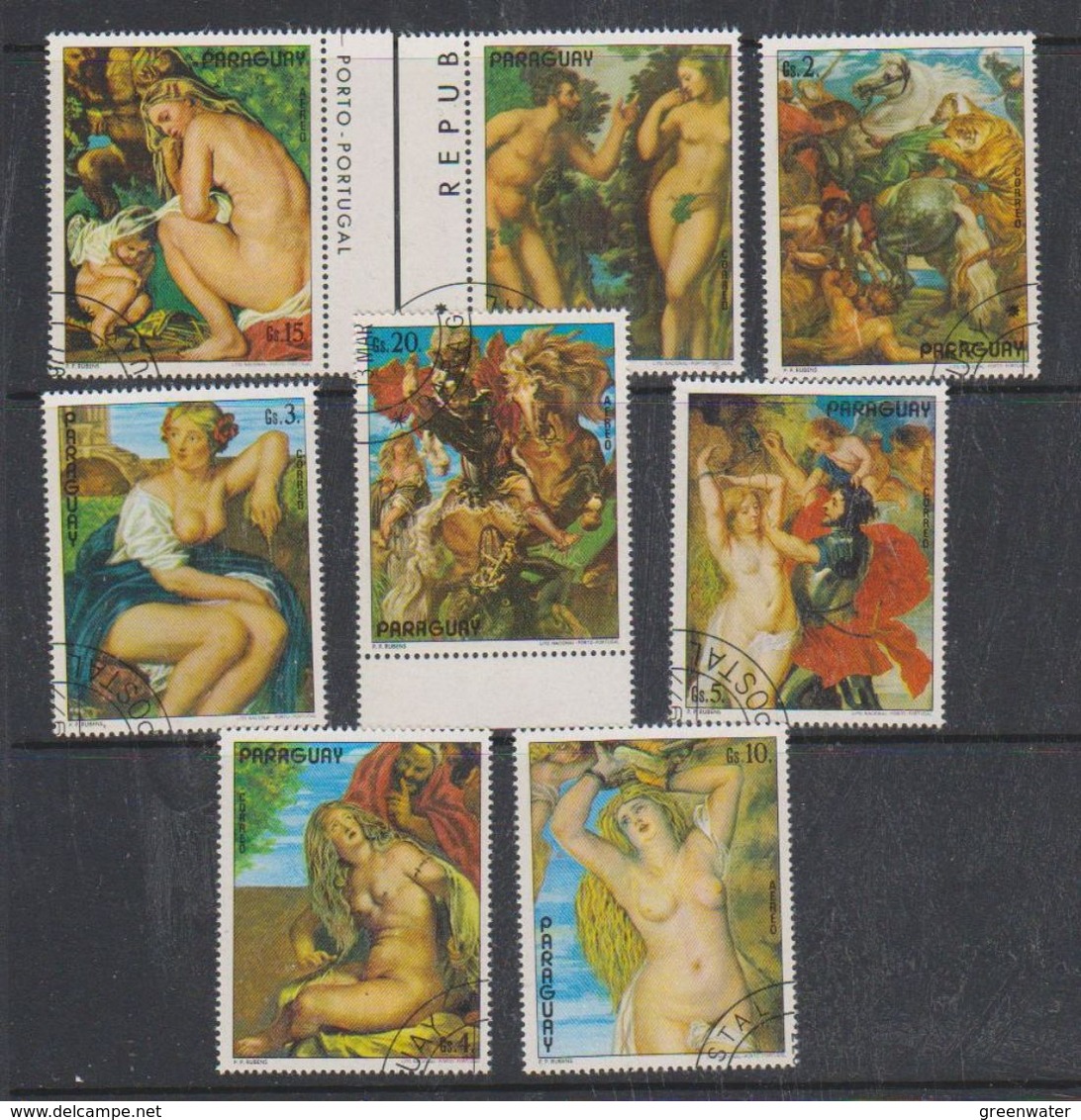 Paraguay 1977 P.P. Rubens / Nudes 7v Used Cto (38099) - Paraguay