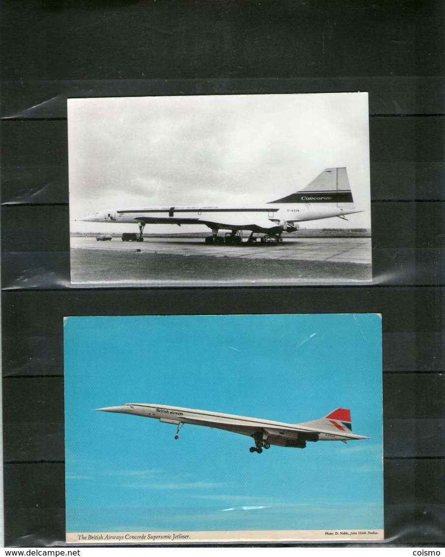 CONCORDE - BRITISH AIRWAYS: 1 Photo + 1 Carte Postale - 1946-....: Ere Moderne