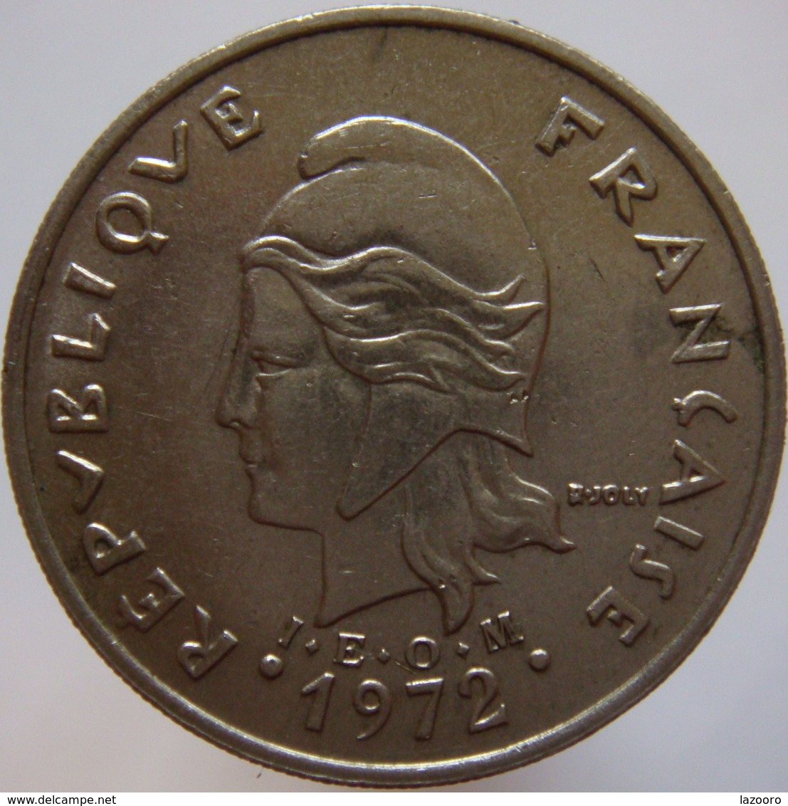 French Polynesia 20 Francs 1972 XF/UNC - Polynésie Française